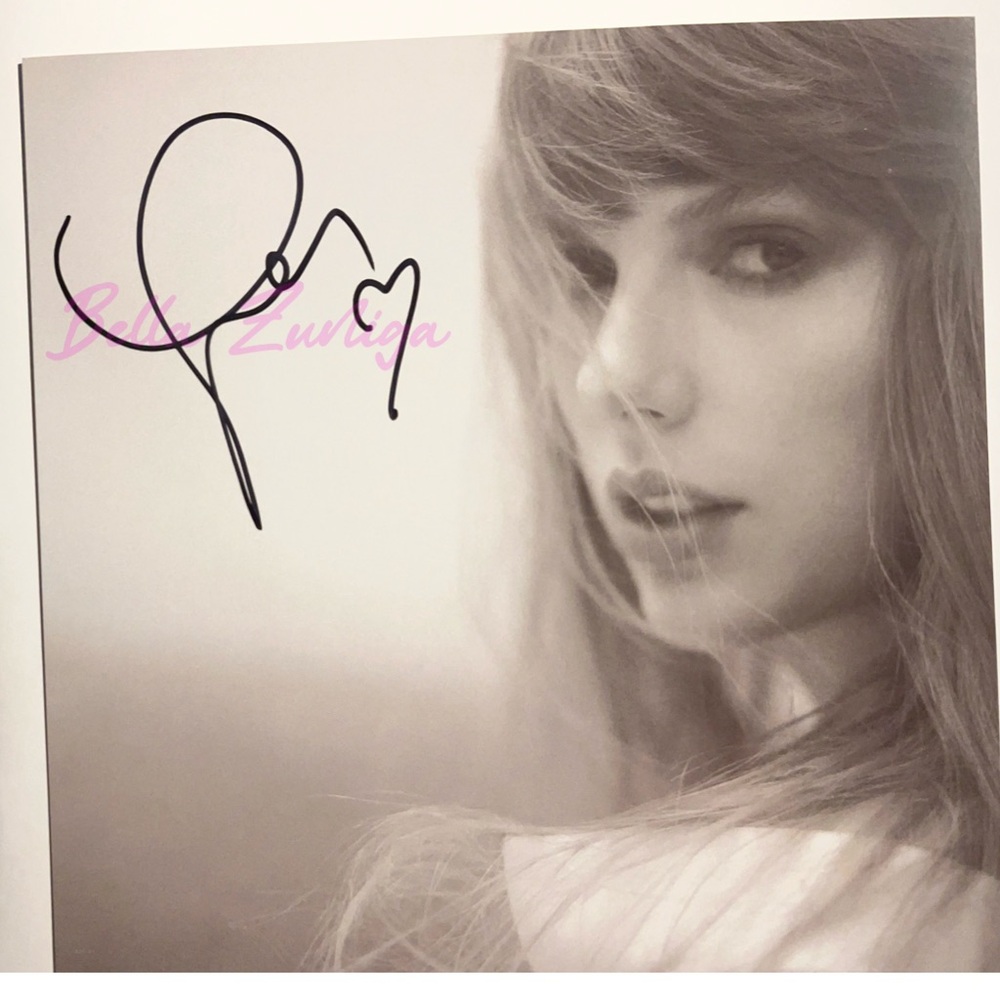 Taylor Swift the tortured poets department signed vinyl